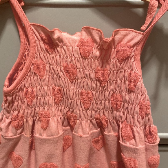 Splendid Little Girl Summer Heart Dress Peach Sherbet Size 2 - Picture 3 of 6